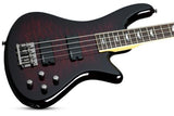 Schecter Stiletto Extreme 4-String Bass Guitar (Right-Handed, Black Cherry)