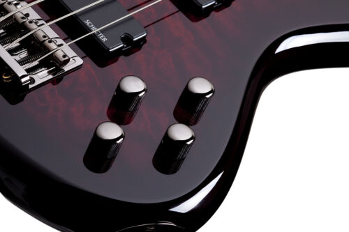 Schecter Stiletto Extreme 4-String Bass Guitar (Right-Handed, Black Cherry)