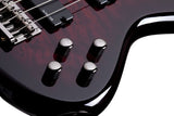 Schecter Stiletto Extreme 4-String Bass Guitar (Right-Handed, Black Cherry)