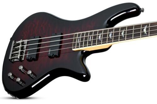 Schecter Stiletto Extreme 4-String Bass Guitar (Right-Handed, Black Cherry)