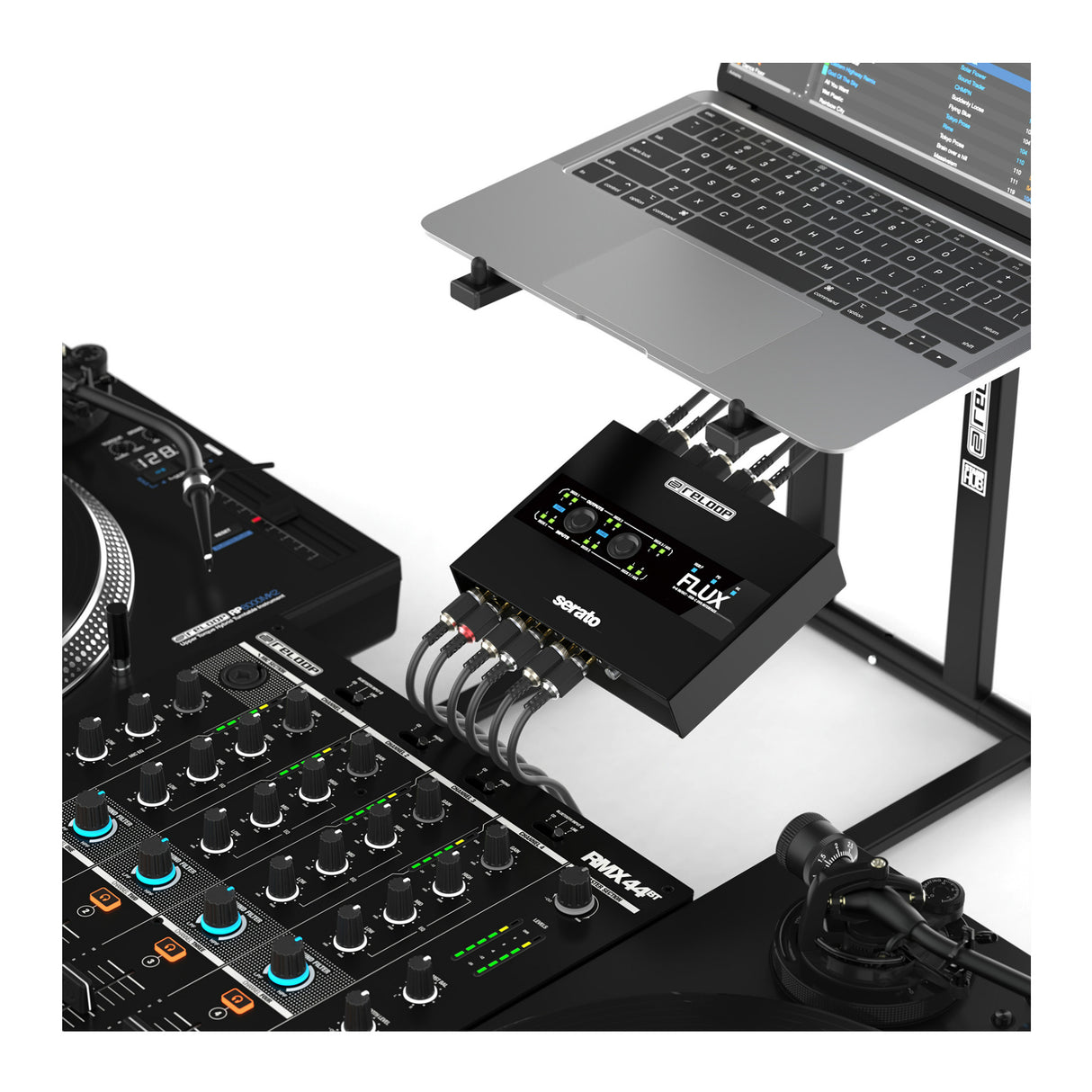 Reloop Flux 6x6 In/Out USB-C DVS Flexible, Robust, and Roadworthy Interface