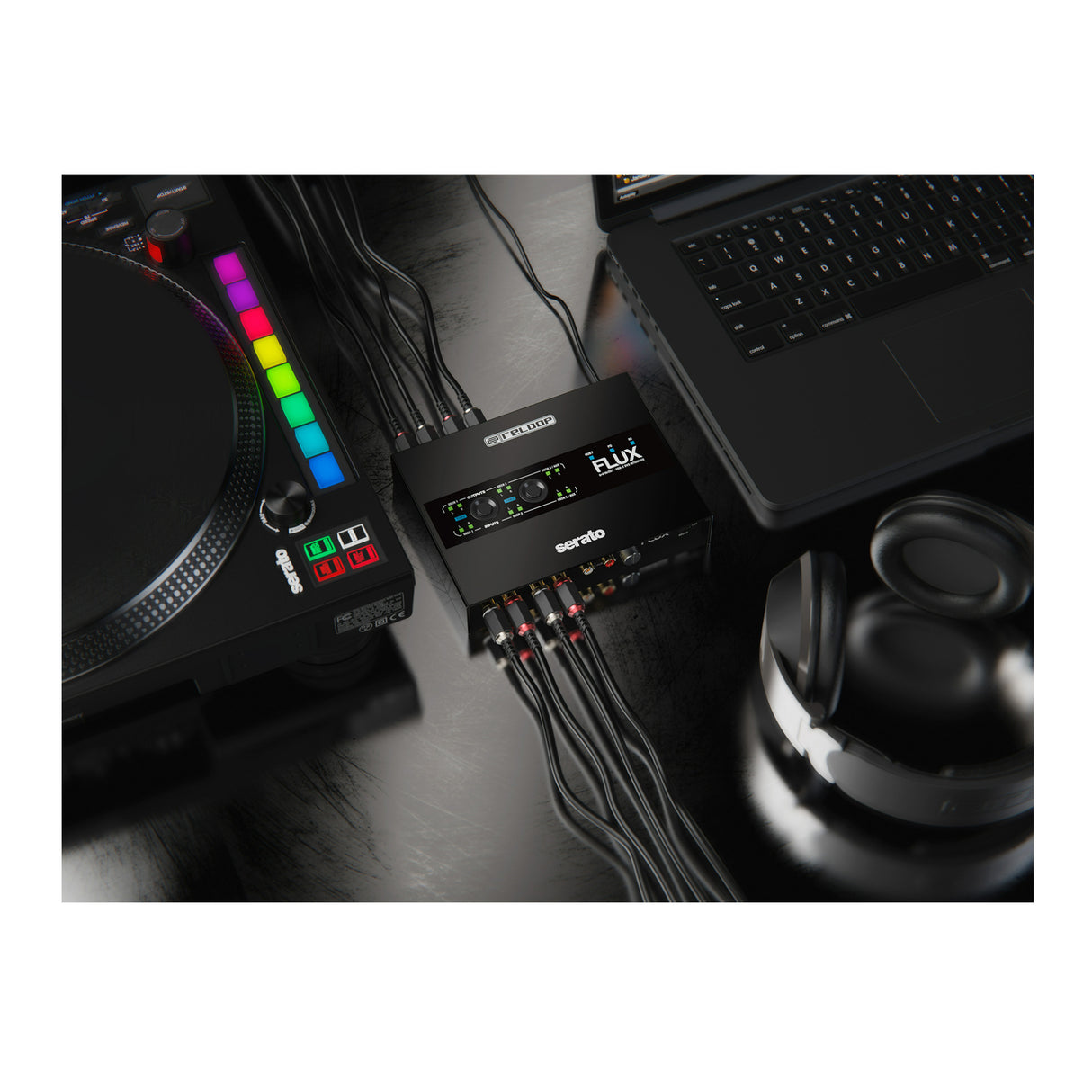 Reloop Flux 6x6 In/Out USB-C DVS Flexible, Robust, and Roadworthy Interface