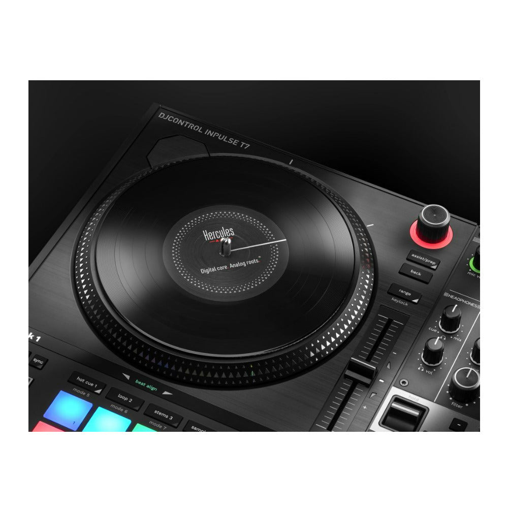 Hercules DJ Control Inpulse T7 2-Channel Beatmatch Comfortable DJ Controller