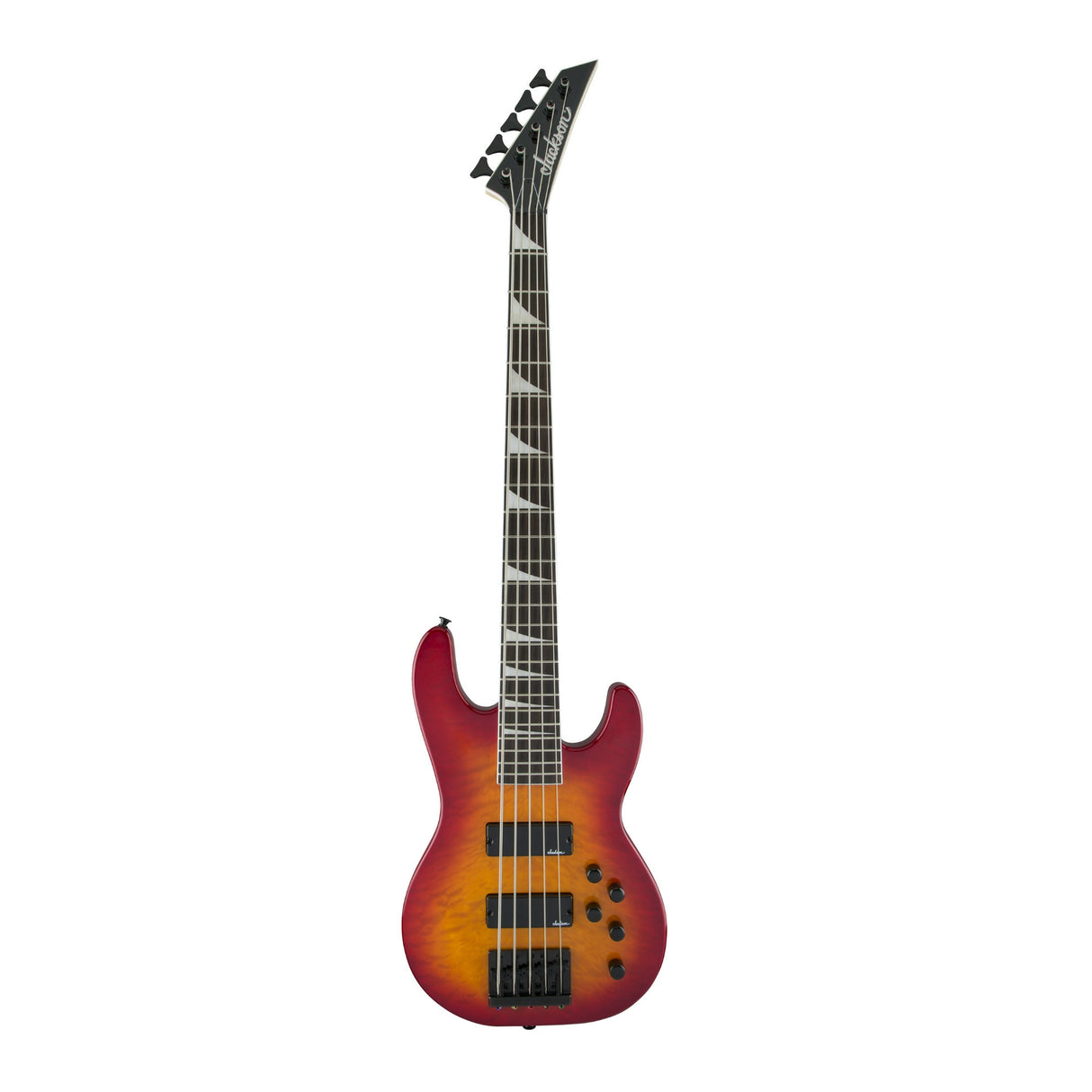 Jackson JS Series JS3VQ 5-String Electric Guitar (Cherry) with Bag Bundle