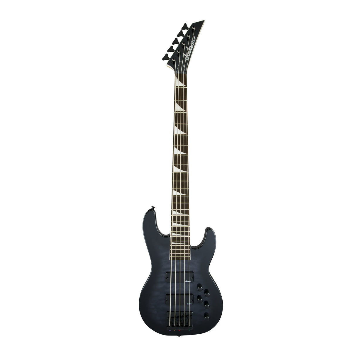 Jackson JS Series JS3VQ 5-String Electric Guitar (Black) w/Gig Bag and Strings