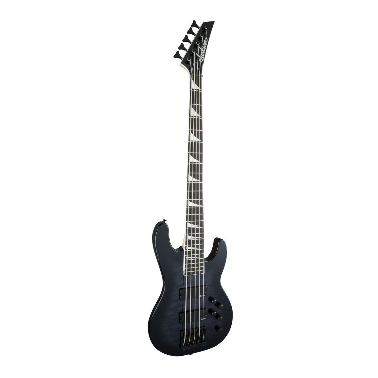 Jackson JS Series JS3VQ 5-String Electric Guitar (Black) w/Gig Bag and Strings