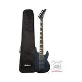Jackson JS Series JS3VQ 5-String Electric Guitar (Black) w/Gig Bag and Strings