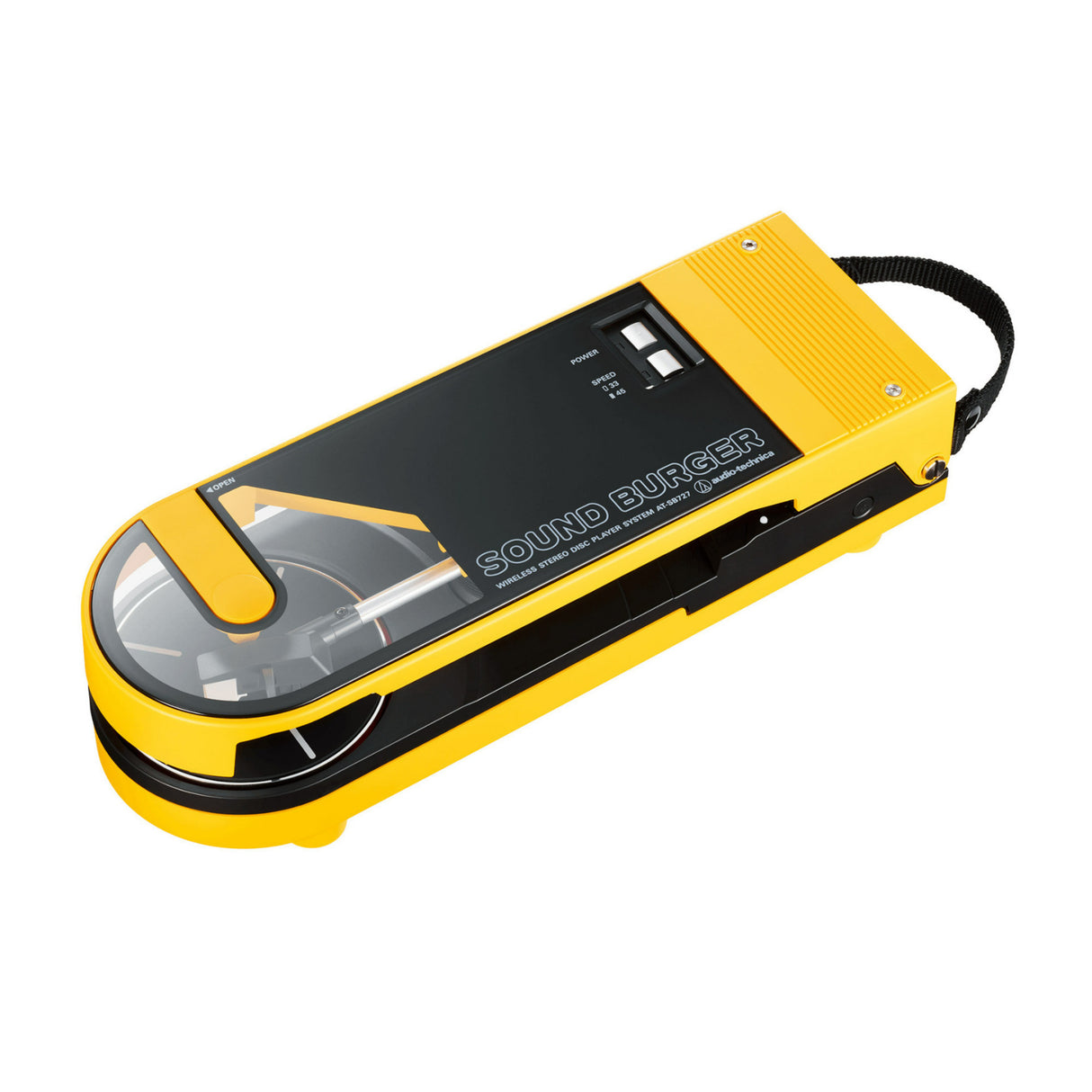 Audio-Technica AT-SB727 Sound Burger Portable Bluetooth Turntable (Yellow)