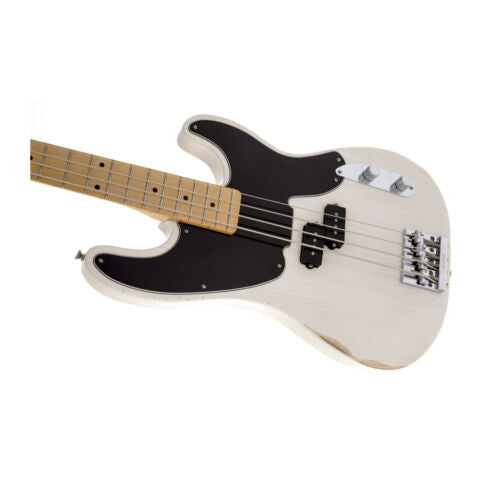 Fender Mike Dirnt Road Worn 4-String Precision Bass (Right-Handed, White Blonde)
