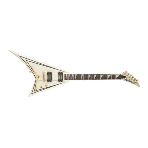 Jackson Pro Series Rhoads 6-String Electric Guitar (Ivory with Black Pinstripes)