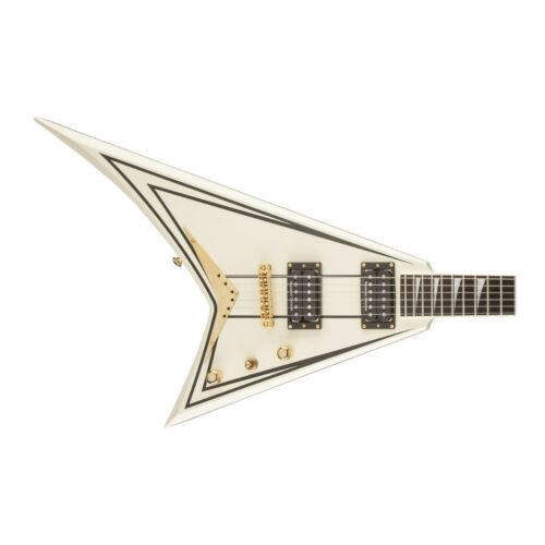 Jackson Pro Series Rhoads 6-String Electric Guitar (Ivory with Black Pinstripes)