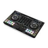 Reloop Mixon 8 Pro 4-channel DJ Controller with Case, XLR Cables, and TRS Cables