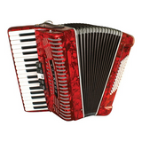 Hohner Accordions Hohnica 1305-RED 34-Key Entry-Level Piano Accordion (Red)