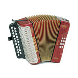 Hohner Accordions Erica AD Two-Row Accordion (Pearl Red)