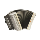 Hohner 3500FW Corona II Diatonic Accordion (FBEb Keys, Pearl White)