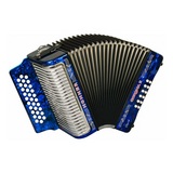 Hohner 3523GBL Corona II Classic Accordion (GCF Keys, Dark Blue)