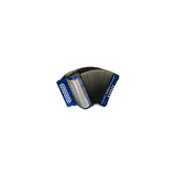 Hohner 3523GBL Corona II Classic Accordion (GCF Keys, Dark Blue)
