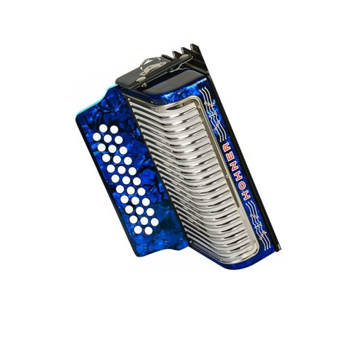 Hohner 3523GBL Corona II Classic Accordion (GCF Keys, Dark Blue)
