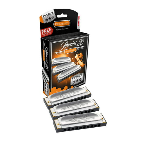 Hohner Special 20 Pro Pack 3-Piece Harmonicas