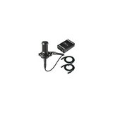 Audio-Technica AT2035 Microphone with Power Supply and Two XLR Cables Bundle