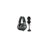 Audio-Technica ATH-M20X Studio Headphones (Black) with Knox Gear Stand and Case