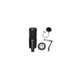 Audio-Technica AT2020 Condenser Studio Microphone with Knox Filter and Boom Arm