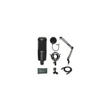 Audio-Technica AT2020 Microphone with Filter, Boom Arm, Cable and Shock Mount