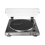 Audio-Technica AT-LP60X-GM Turntable (Gunmetal) with Bluetooth Monitors - Pair