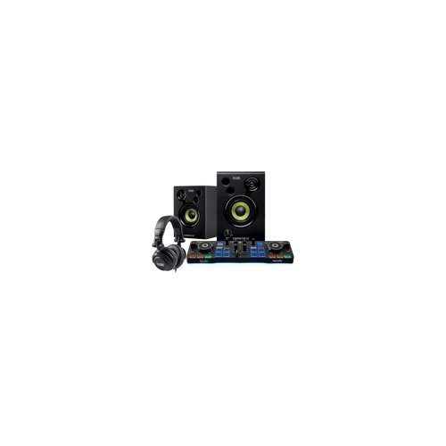 Hercules DJ Starter Kit with Laptop Stand and Knox Gear 4-Port USB 3.0 Hub