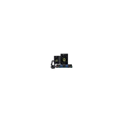 Hercules DJ Starter Kit with Laptop Stand and Knox Gear 4-Port USB 3.0 Hub
