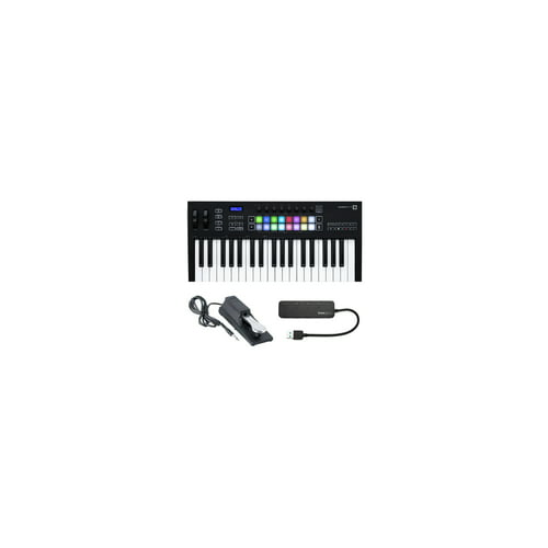 Novation Launchkey 37 MK3 37-Key MIDI Keyboard with Sustain Pedal and USB Hub