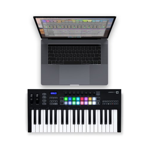 Novation Launchkey 37 MK3 37-Key MIDI Keyboard with Sustain Pedal and USB Hub