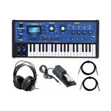 Novation MiniNova Synthesizer with Headphones, Sustain Pedal and TRS Cable