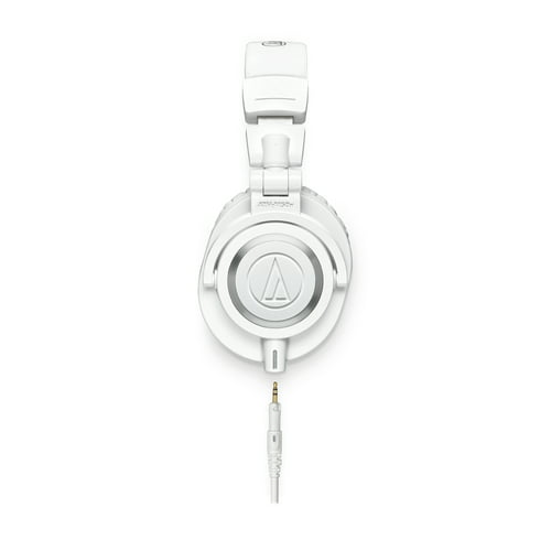 Audio-Technica ATH-M50XWH Professional Studio Monitor Headphones (White)