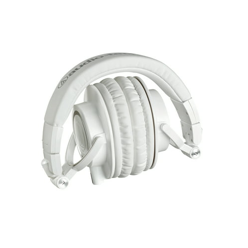 Audio-Technica ATH-M50XWH Professional Studio Monitor Headphones (White)