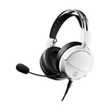 Audio-Technica ATH-GL3 High-Fidelity Closed-Back Gaming Headset (White)