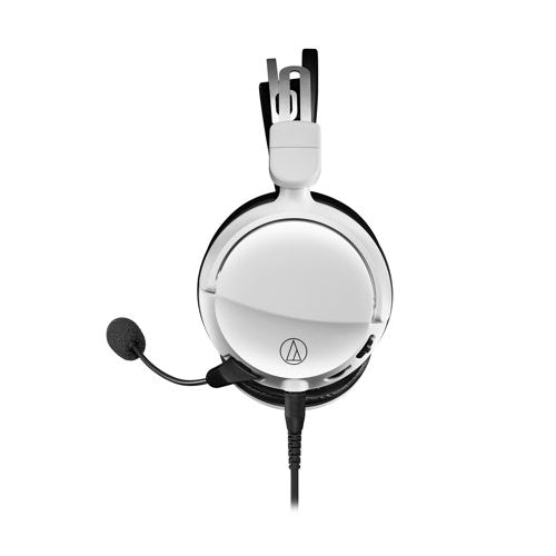 Audio-Technica ATH-GL3 High-Fidelity Closed-Back Gaming Headset (White)