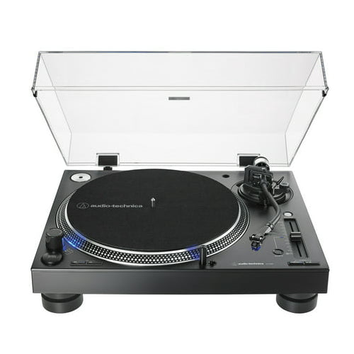 Audio-Technica AT-LP140XP-BK Direct-Drive Fully Manual DJ Turntable (Black)
