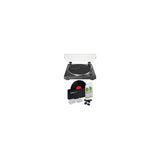 Audio-Technica AT-LP60X Bluetooth Turntable Black w Knox Vinyl Cleaning Kit