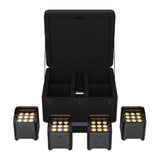 CHAUVET DJ Freedom Par Q9 X4 Battery-Powered Wireless RGBA LED Par Kit (4-Pack)