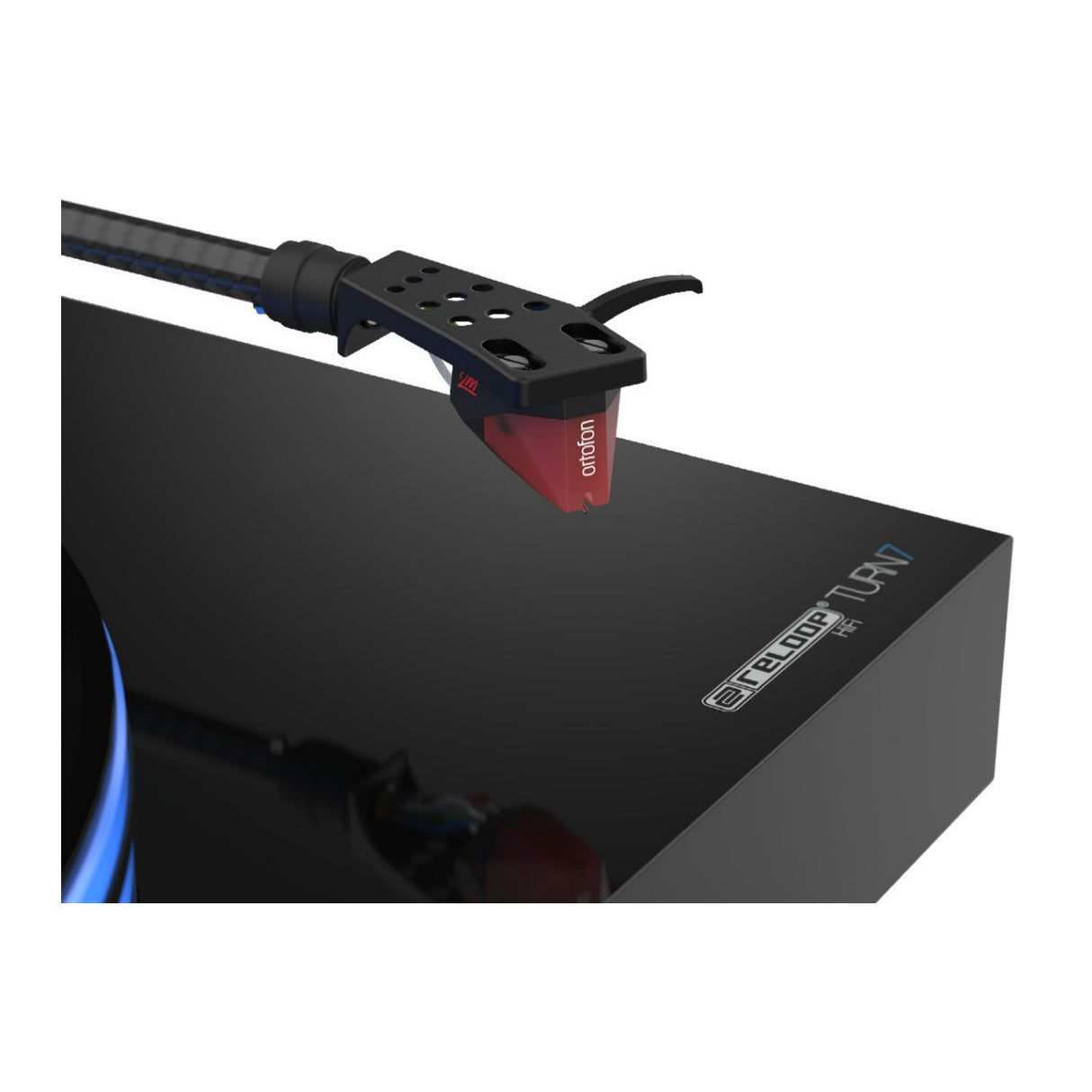 Reloop Turn 7 Premium HiFi Belt Drive USB Turntable System (Black) Bundle