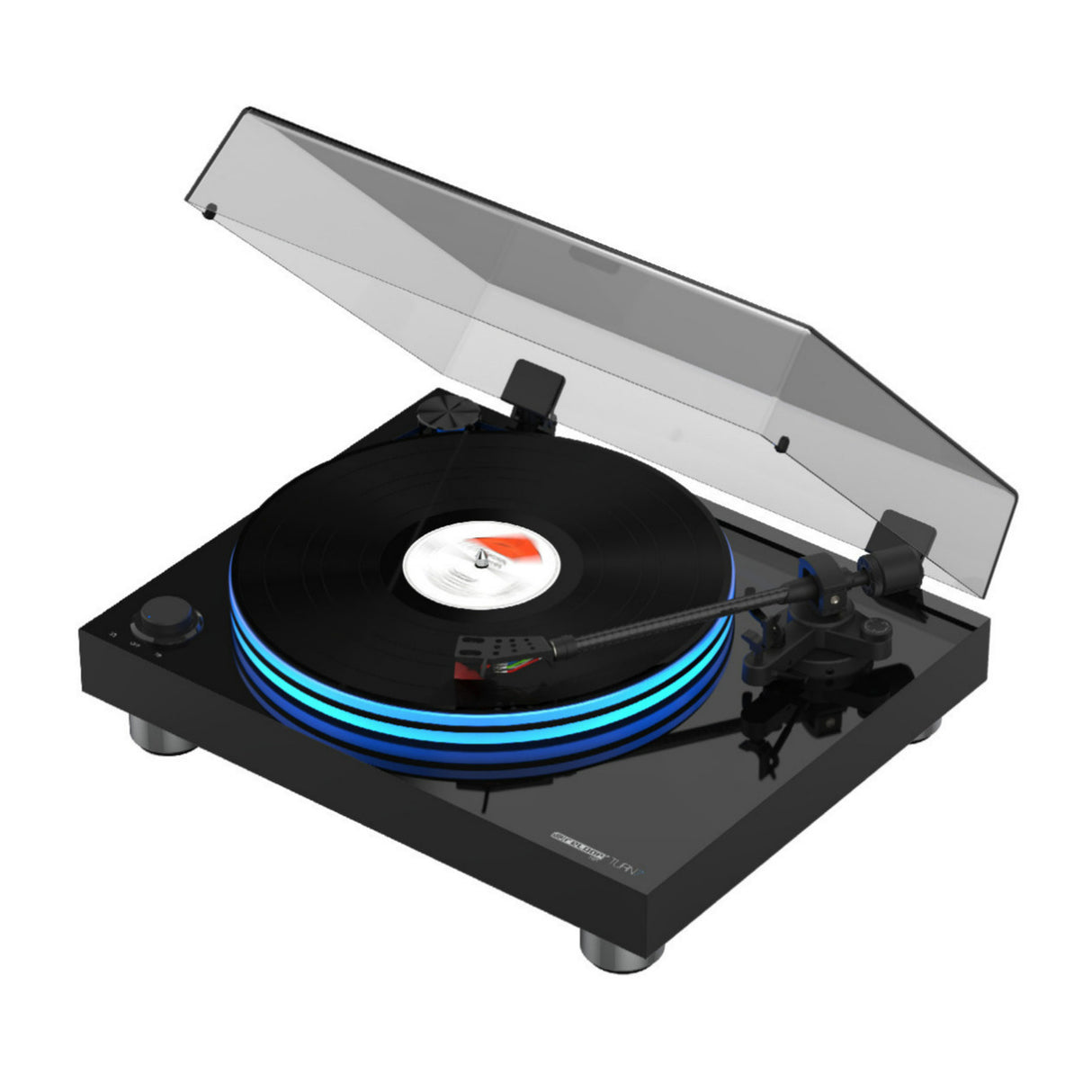 Reloop Turn 7 Premium HiFi Belt Drive USB Turntable System (Black) Bundle