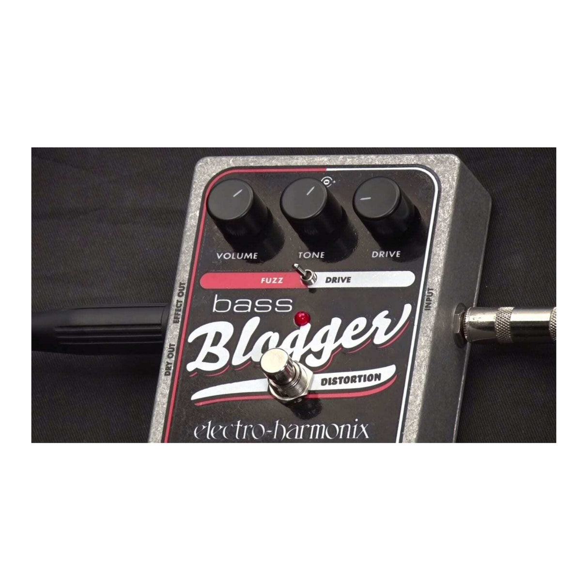 Electro-Harmonix Bass Blogger Distortion Pedal with Volume, and Tone Knob