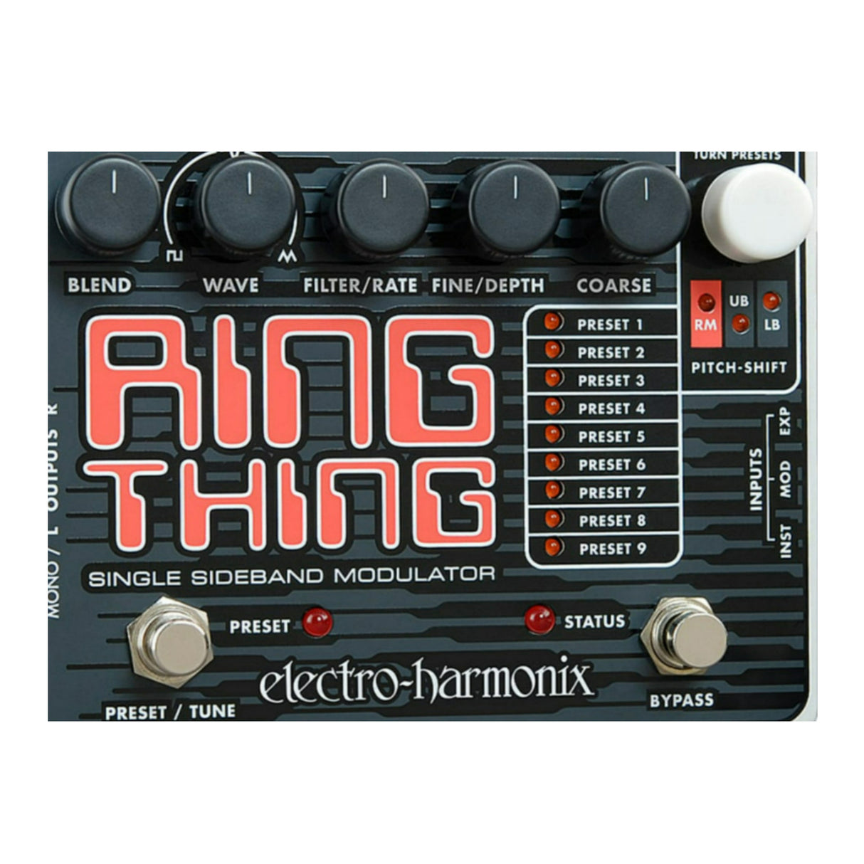 Electro Harmonix Ring Thing Single Sideband Modulator with Blend Knob, Wave Knob