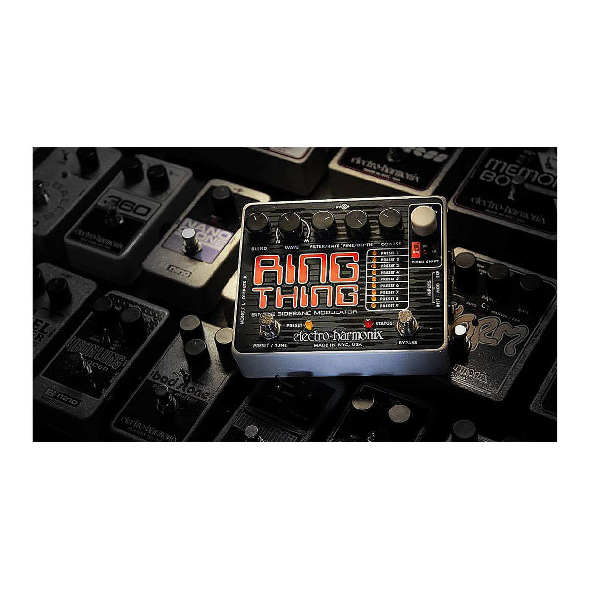 Electro Harmonix Ring Thing Single Sideband Modulator with Blend Knob, Wave Knob