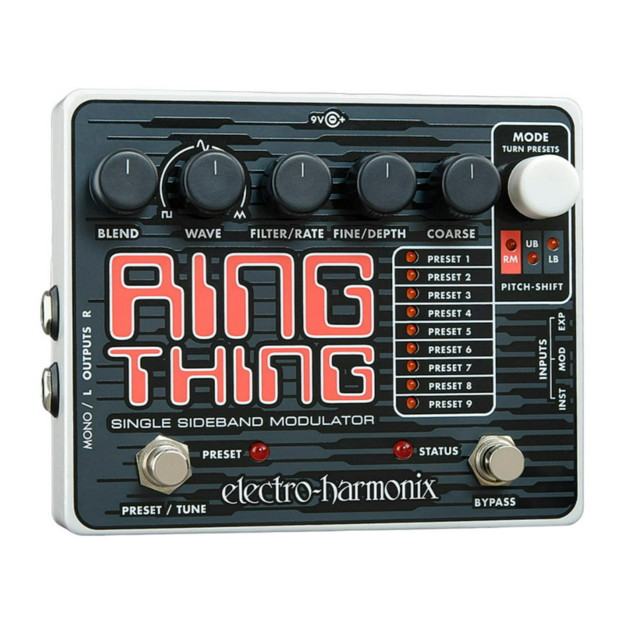 Electro Harmonix Ring Thing Single Sideband Modulator with Blend Knob, Wave Knob