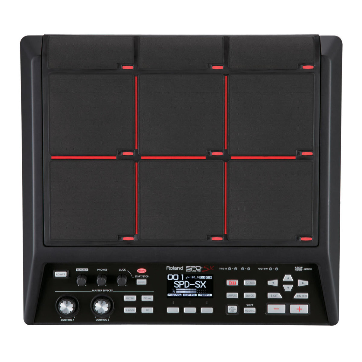 Roland SPD-SX Velocity-Sensitive Sampling Pad with 16GB Internal Memory (Black) (Open Box)