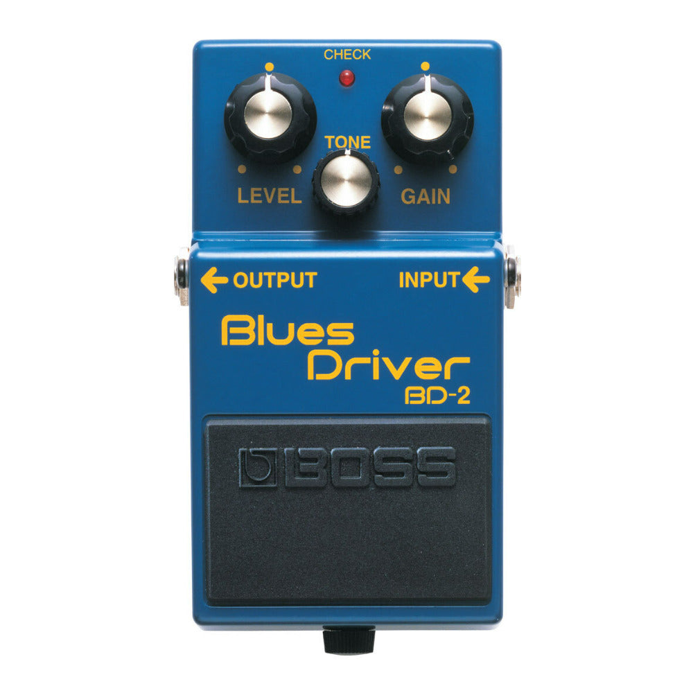 BOSS BD-2 Blues Driver Guitar Effects Pedal with Level, Tone Knob, and Gain Knob