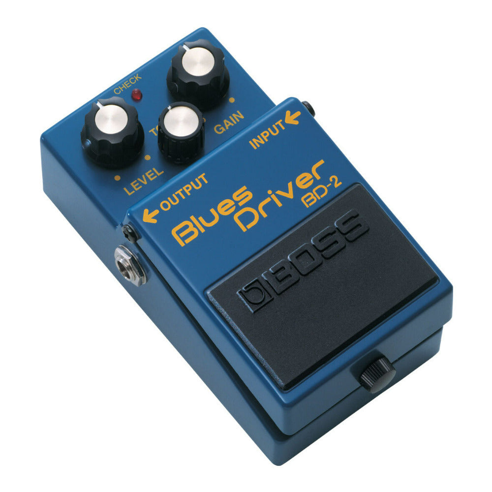 BOSS BD-2 Blues Driver Guitar Effects Pedal with Level, Tone Knob, and Gain Knob