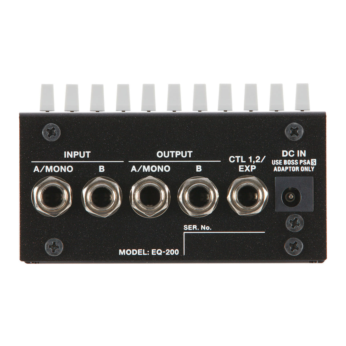 BOSS EQ-200 Dual 10-Band EQs Visual EQ Display Real-Time Control Equalizer Pedal (Open Box)